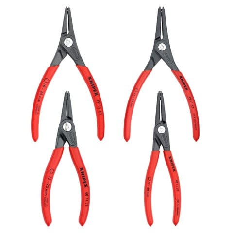 4 Pc Precision Snap Ring Pliers Set in Tool Roll | 00 19 57