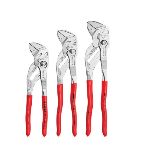2 Pc Pliers Wrench Set With Keeper Pouch (7 1/4