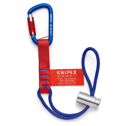 9090 Logo Carabiner② Tool Tethering Adaptor Straps with Captive Eye Carabiner up