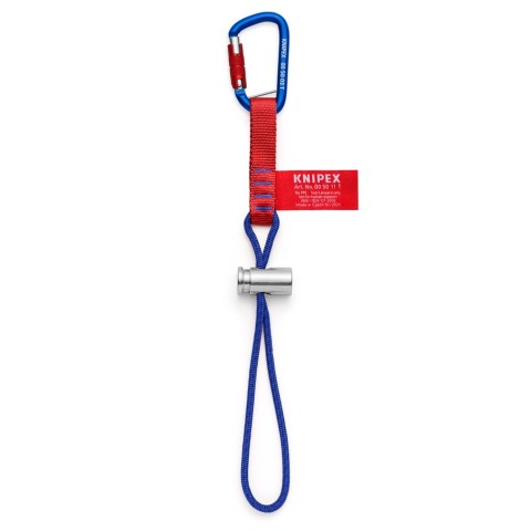 Tool Tethering Adaptor Straps with Captive Eye Carabiner up