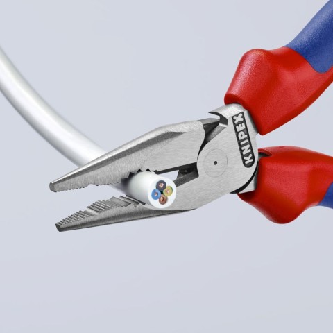 Needle-Nose Combination Pliers-Tethered Attachment | KNIPEX Tools