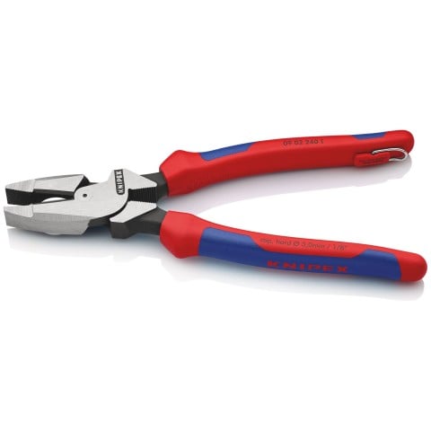 High Leverage Lineman's Pliers New England Head-Tethered 