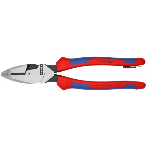 High Leverage Lineman's Pliers New England Head-Tethered 