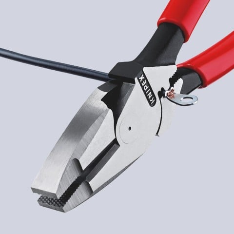 Knipex 09-12-240 Lineman's Pliers With Fish Tape Puller 