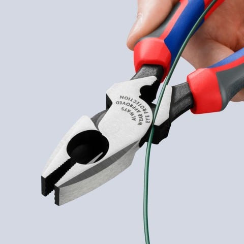 High Leverage Lineman's Pliers New England with Fish Tape Puller & Crimper | 09 12 240