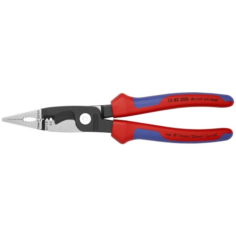 6-in-1 Electrical Installation Pliers 12 and 14 AWG-Tethered