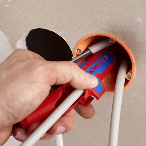 KNIPEX ErgoStrip® Universal Dismantling Tool, Left-Handed | 16 95 02 SB