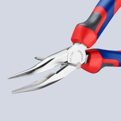 Long Nose 45° Angled Pliers with Cutter | 25 25 160