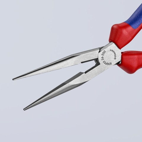 Long Nose Pliers with Cutter-Tethered Attachment | KNIPEX Tools