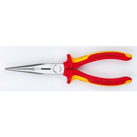 Long Nose Pliers with Cutter-1000V Insulated | 26 18 200 US
