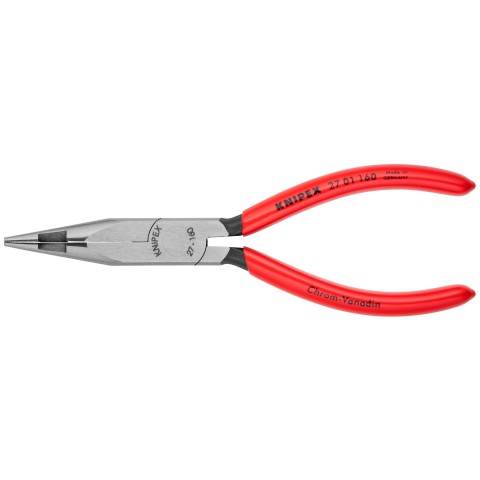 Knipex 160mm Snipe Nose Pliers With Integrated Side Cutters – Made In Germany, 25 02 160