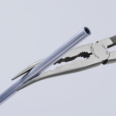 Extra Long Needle-Nose 45° Angled Pliers | KNIPEX Tools