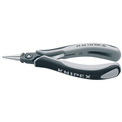 Electronics Pliers-Round Tips, ESD Handles | 34 32 130 ESD