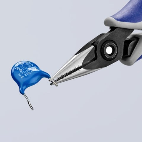 Electronics Pliers-Half Round Tips, Cross-Hatched | 34 52 130