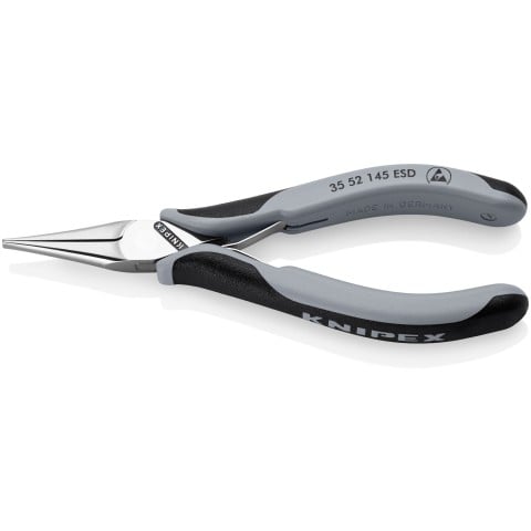 Electronics Pliers-Flat Tips, ESD Handles | 35 52 145 ESD