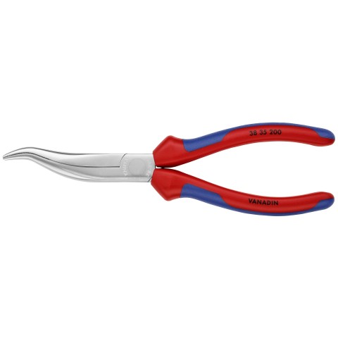 Long Nose Pliers without Cutter-Double Angled | KNIPEX Tools