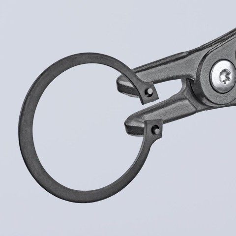 External 90° Angled Precision Snap Ring Pliers-Limiter | KNIPEX Tools