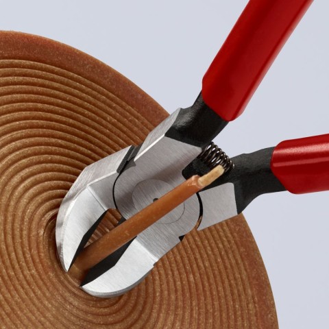 Diagonal Pliers for Flush Cutting Plastics 85° Angled | KNIPEX Tools
