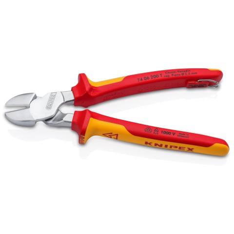 High Leverage Diagonal Cutters-1000V Insulated-Tethered Attachment
