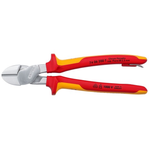 High Leverage Diagonal Cutters-1000V Insulated-Tethered Attachment