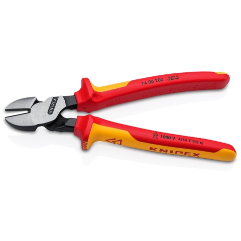 High Leverage Diagonal Cutters-1000V Insulated | KNIPEX Tools