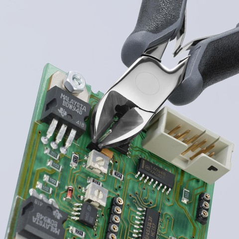Electronics Diagonal Cutters-Carbide Metal Cutting Edges-ESD Handles | 77 02 120 H ESD