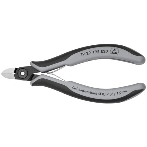 Electronics Diagonal Cutters-ESD Handles | 79 22 125 ESD