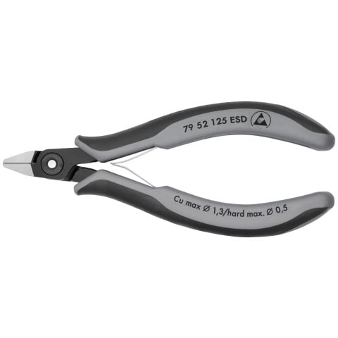 Electronics Diagonal Cutters-ESD Handles | 79 52 125 ESD