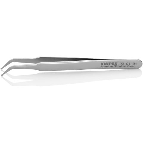 Premium Stainless Steel Positioning Tweezers-45°Angled-SMD | 92 01 01