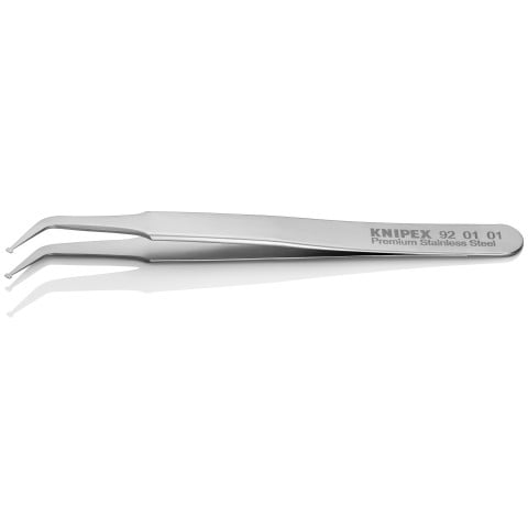 Premium Stainless Steel Positioning Tweezers-45°Angled-SMD | 92 01 01