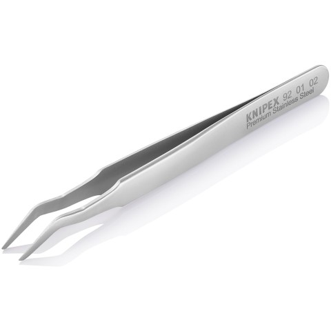 Premium Stainless Steel Positioning Tweezers-35°Angled-SMD | 92 01 02