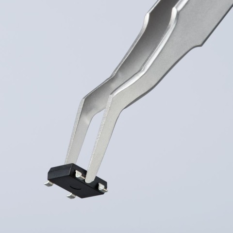 Premium Stainless Steel Positioning Tweezers-35°Angled-SMD | 92 01 02