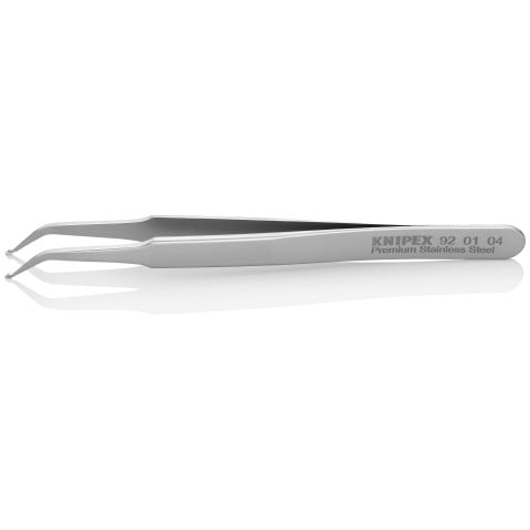 Premium Stainless Steel Positioning Tweezers-45°Angled-SMD | 92 01 04