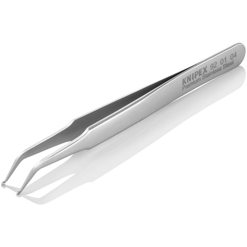 Premium Stainless Steel Positioning Tweezers-45°Angled-SMD | 92 01 04