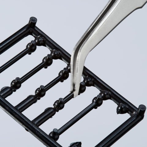 5 Pc Stainless Steel Tweezers Set in Tool Roll-SMD | 92 00 03