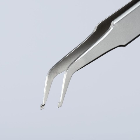 Premium Stainless Steel Positioning Tweezers-45°Angled-SMD | 92 01 04