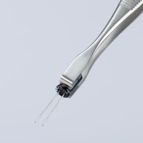 Stainless Steel Positioning Tweezers-90° Angled | 92 01 07