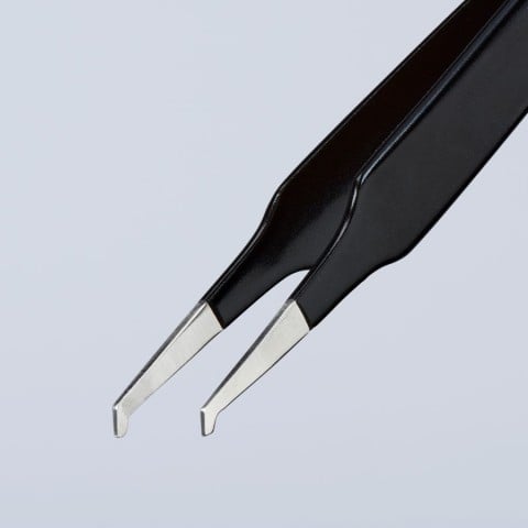Stainless Steel Positioning Tweezers--90° Angled-ESD-SMD | 92 08 78 ESD