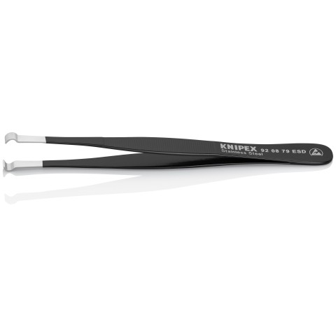 Stainless Steel Positioning Tweezers-ESD | 92 08 79 ESD