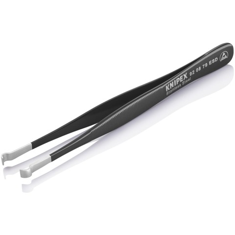 Stainless Steel Positioning Tweezers-ESD | 92 08 79 ESD