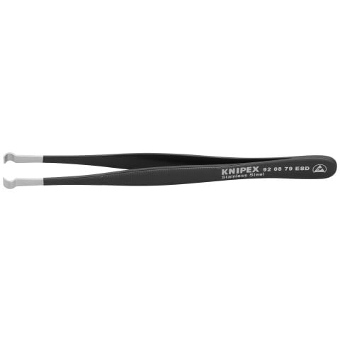 Stainless Steel Positioning Tweezers-ESD | 92 08 79 ESD