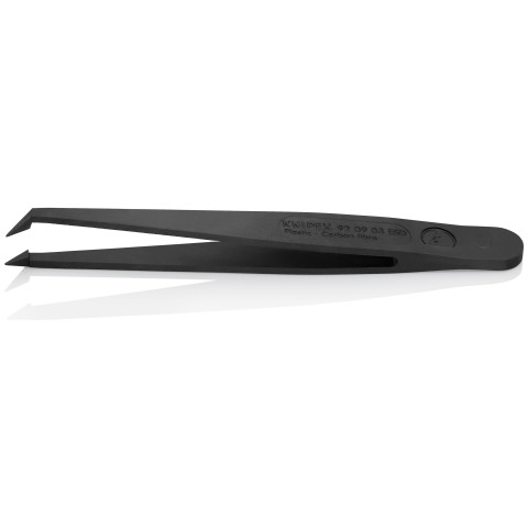 Plastic Gripping Tweezers-Pointed Tips--90° Angled-ESD | 92 09 03 ESD