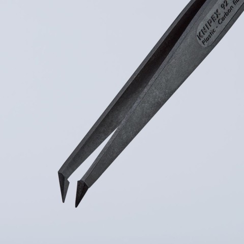 Plastic Gripping Tweezers-Pointed Tips--90° Angled-ESD | 92 09 03 ESD