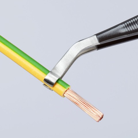 Stainless Steel Positioning Tweezers-35°Angled-ESD | 92 16 02 ESD