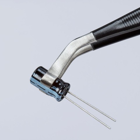 Stainless Steel Positioning Tweezers-35°Angled-ESD | 92 16 02 ESD