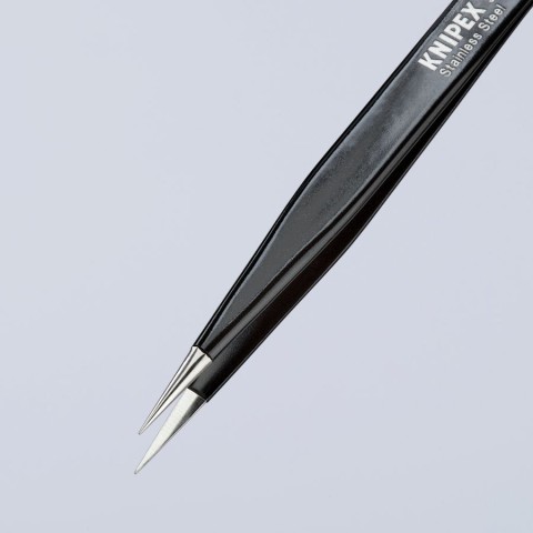 Stainless Steel Gripping Tweezers-Needle-Point Tips-ESD | 92 21 01 ESD