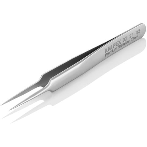 Premium Stainless Steel Gripping Tweezers-Needle-Point Tips | 92 21 03