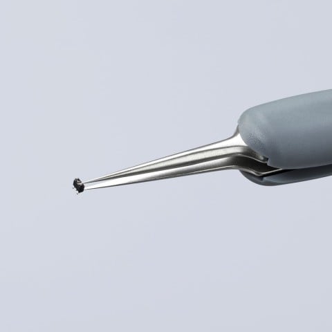 Premium Stainless Steel Precision Tweezers-Needle-Point Tips-ESD Rubber Handles | 92 21 13 ESD