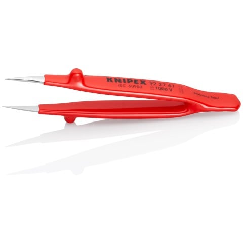 Stainless Steel Gripping Tweezers-Pointed Tips-1000V Insulated | 92 27 61