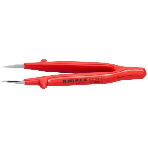 Stainless Steel Gripping Tweezers-Pointed Tips-1000V Insulated | 92 27 61